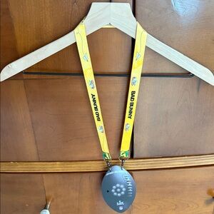 Bad Bunny Super Bowl Yellow Lanyard